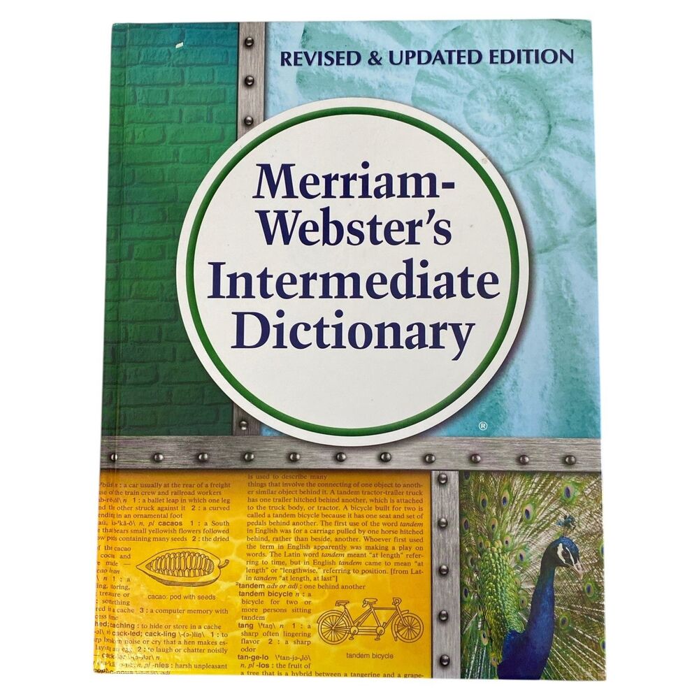 Merriam-Webster Intermediate Dictionary 2016 Hardcover Revised Ed BRAND NEW